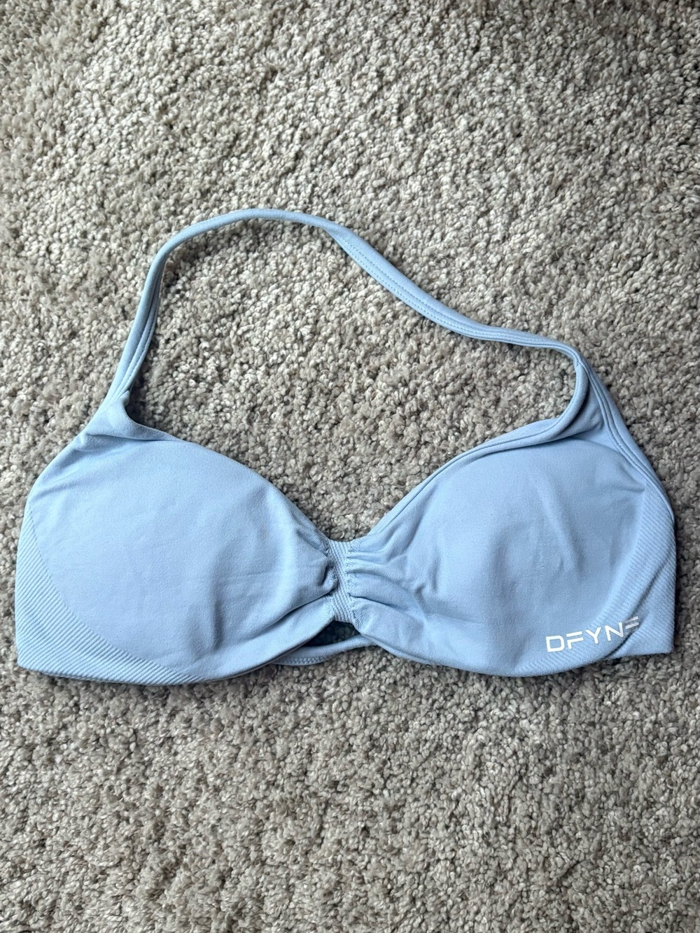 DFYN Light Blue Sports Bralette - Supportive Women's Intimates